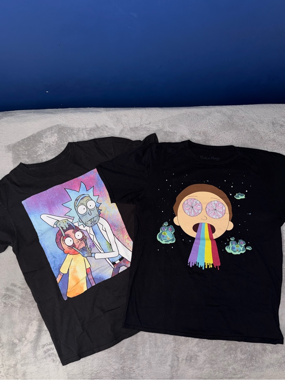Mens Rick and Morty Black Graphic Tee Bundle